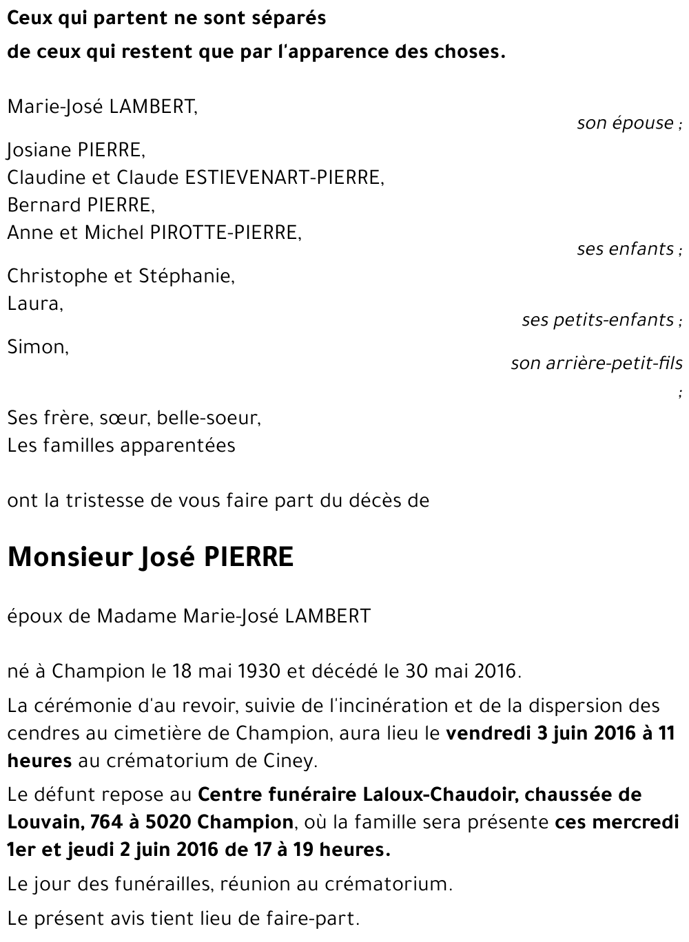José PIERRE