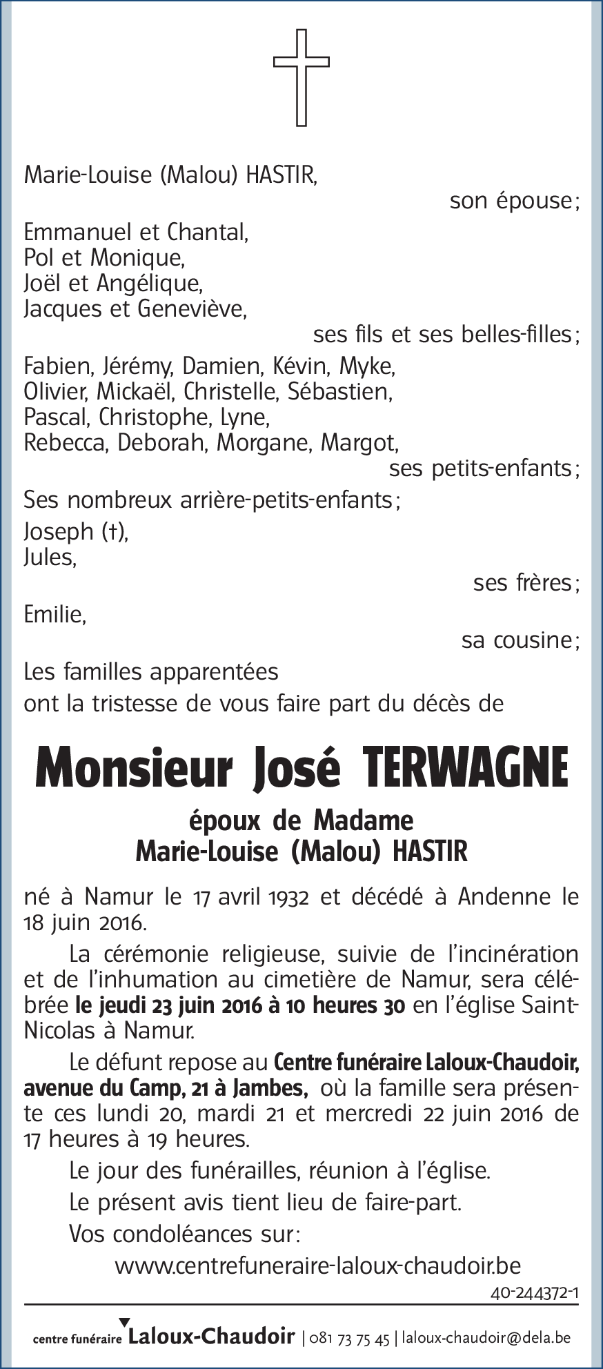 José TERWAGNE