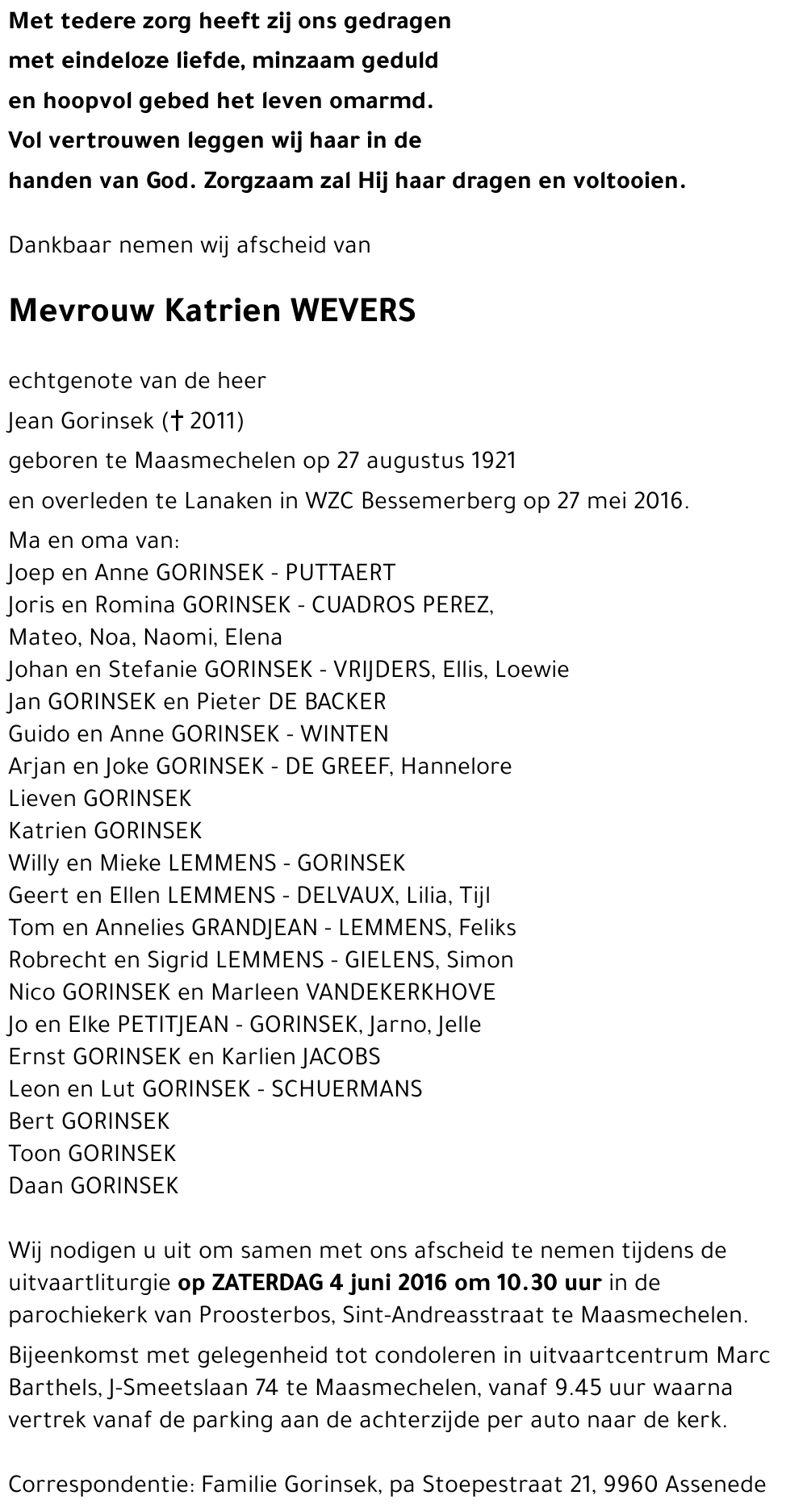 Katrien WEVERS