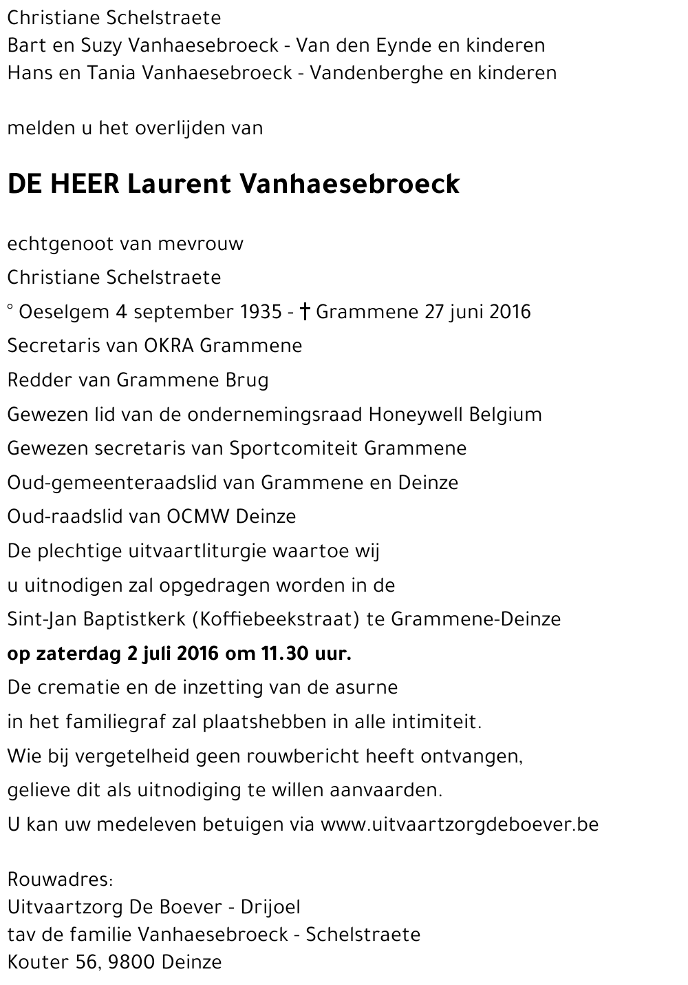 Laurent Vanhaesebroeck