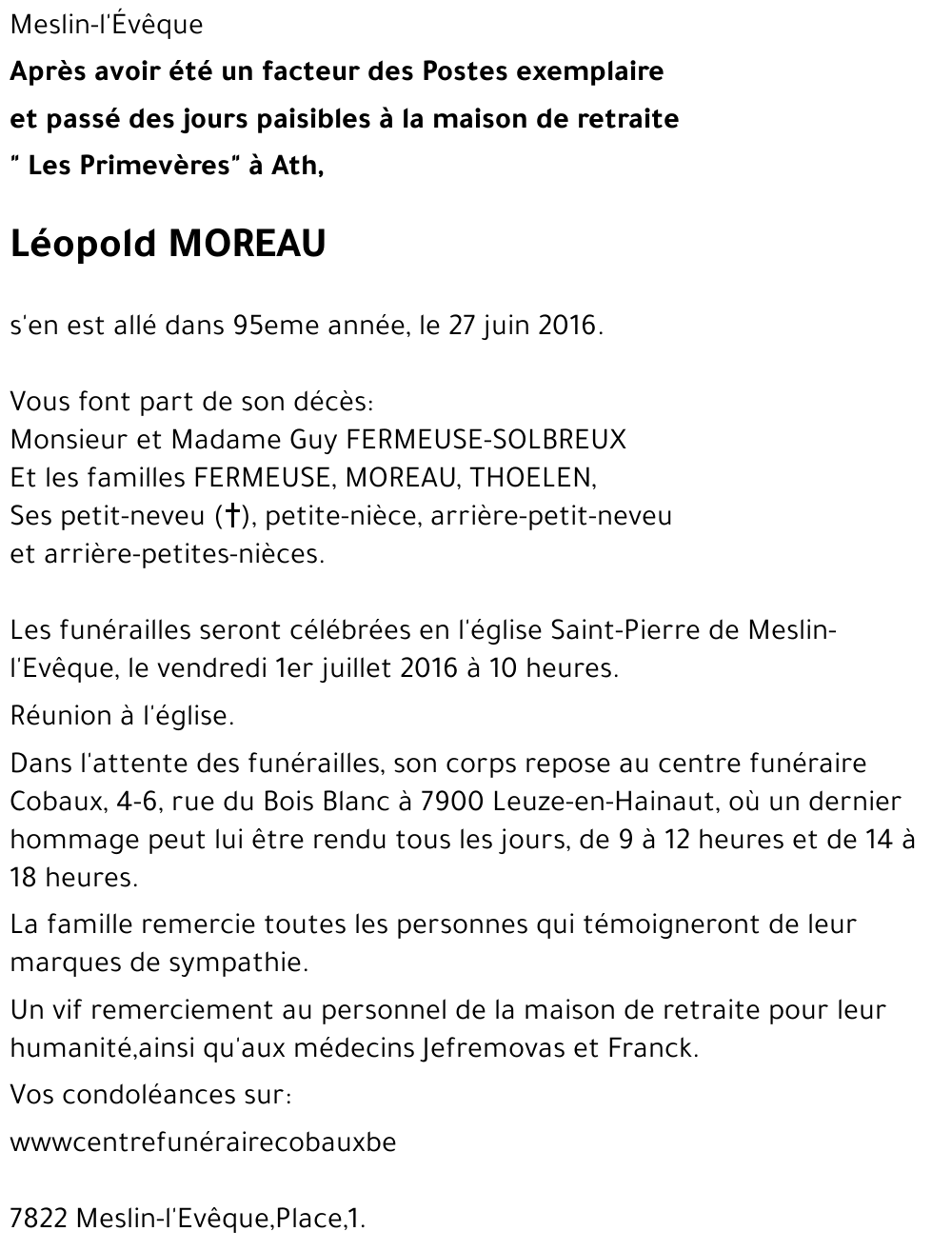 Léopold MOREAU