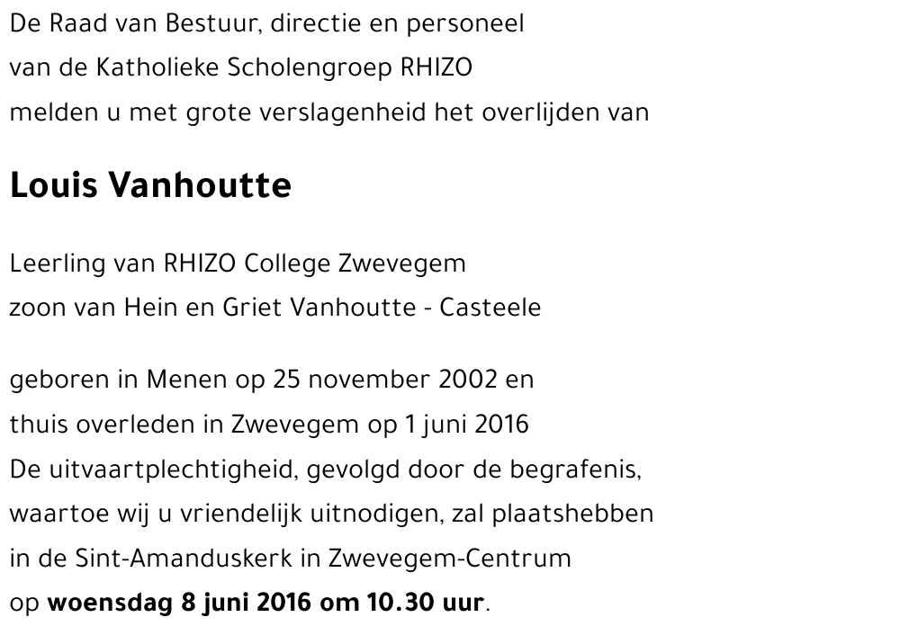 Louis Vanhoutte