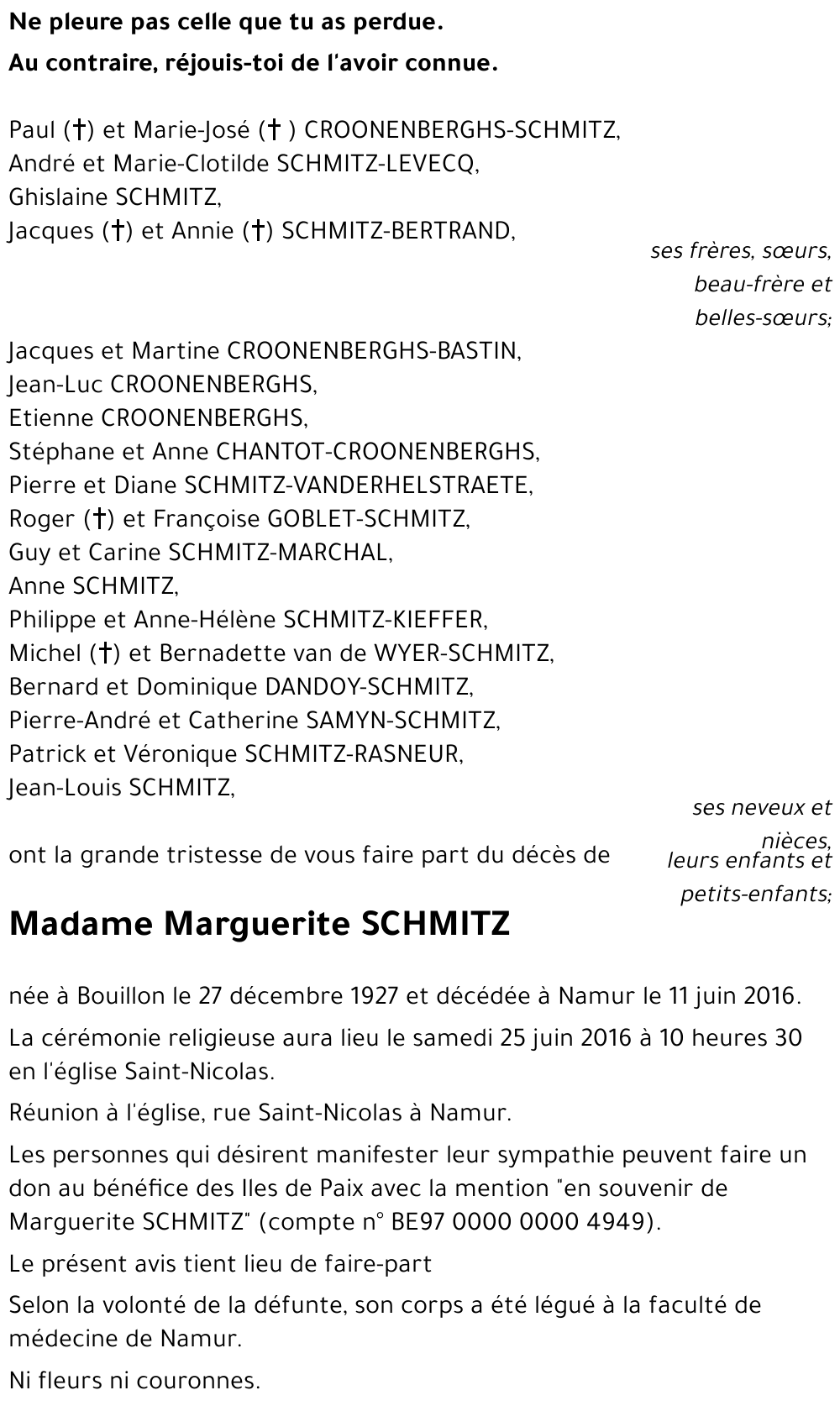 Marguerite SCHMITZ