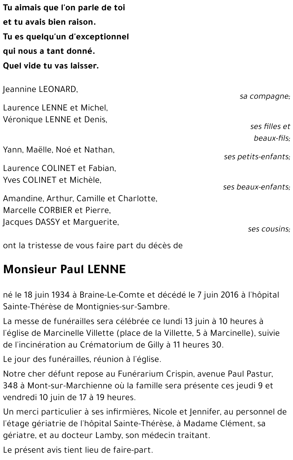 Paul LENNE