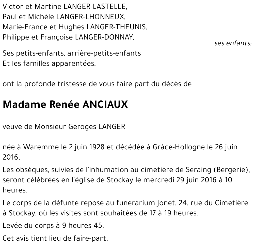 Renée ANCIAUX