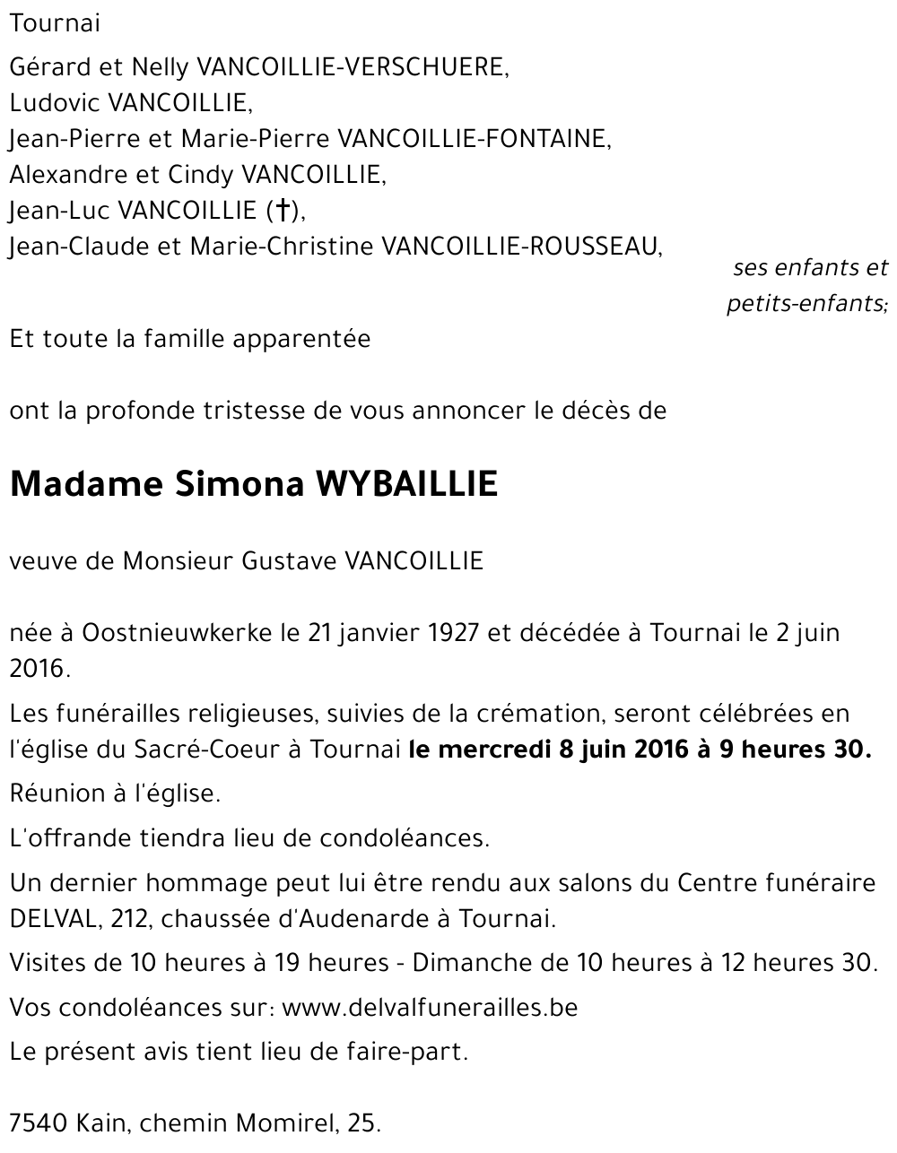 Simona WYBAILLIE