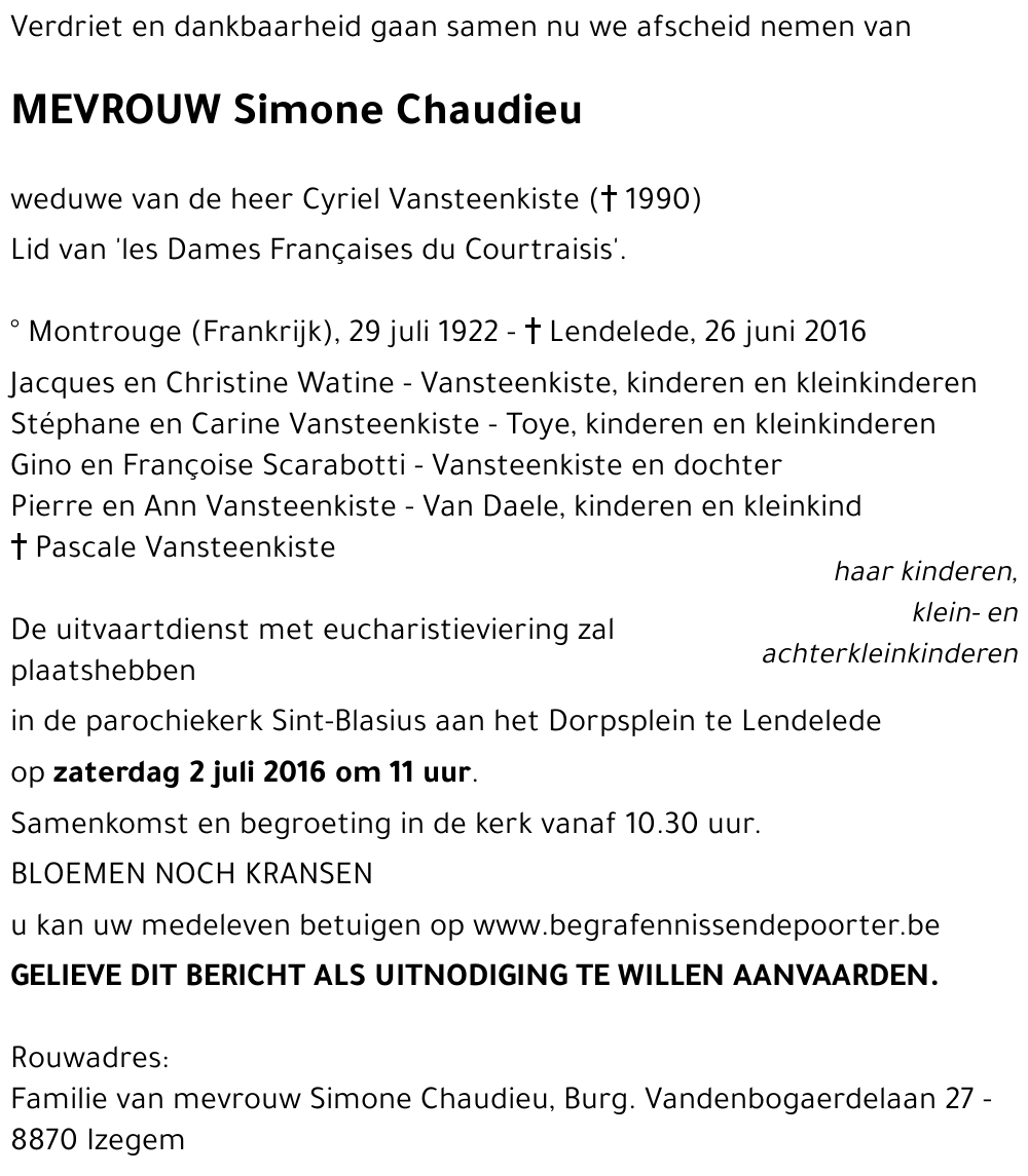 Simone Chaudieu