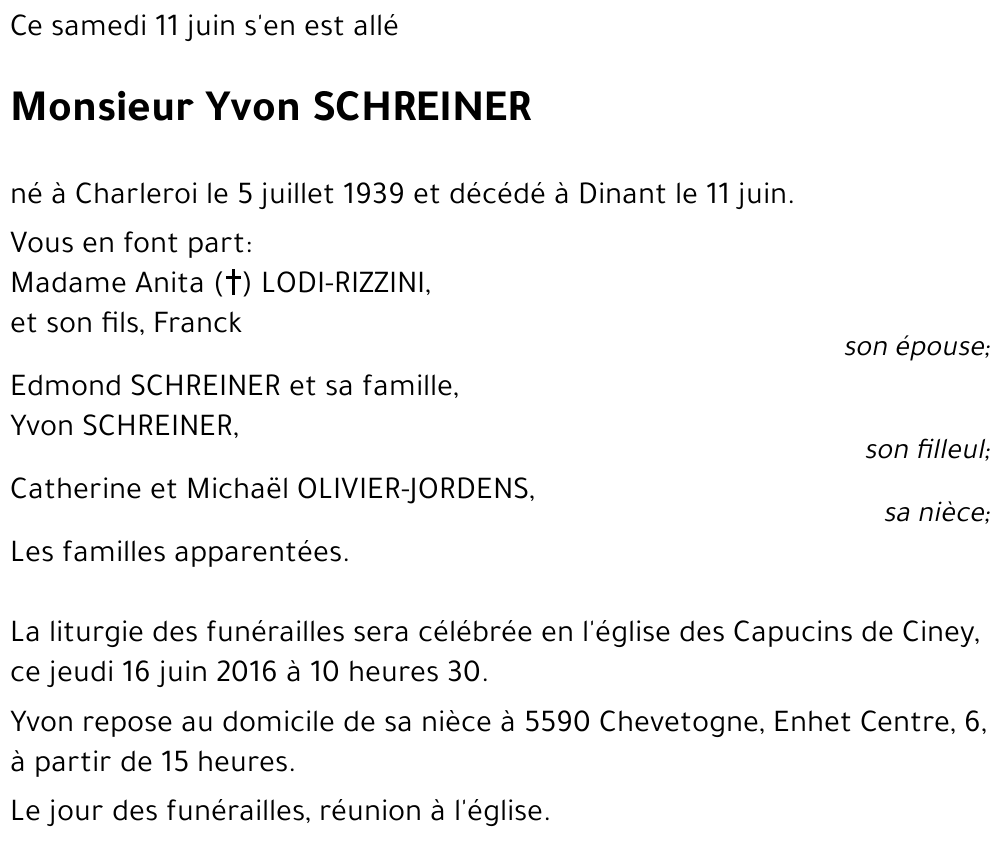 Yvon Schreiner