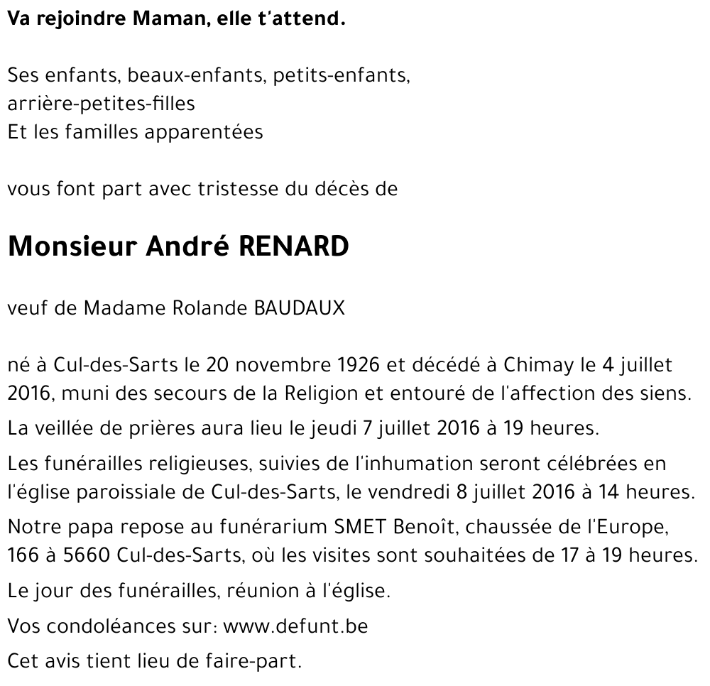 André RENARD