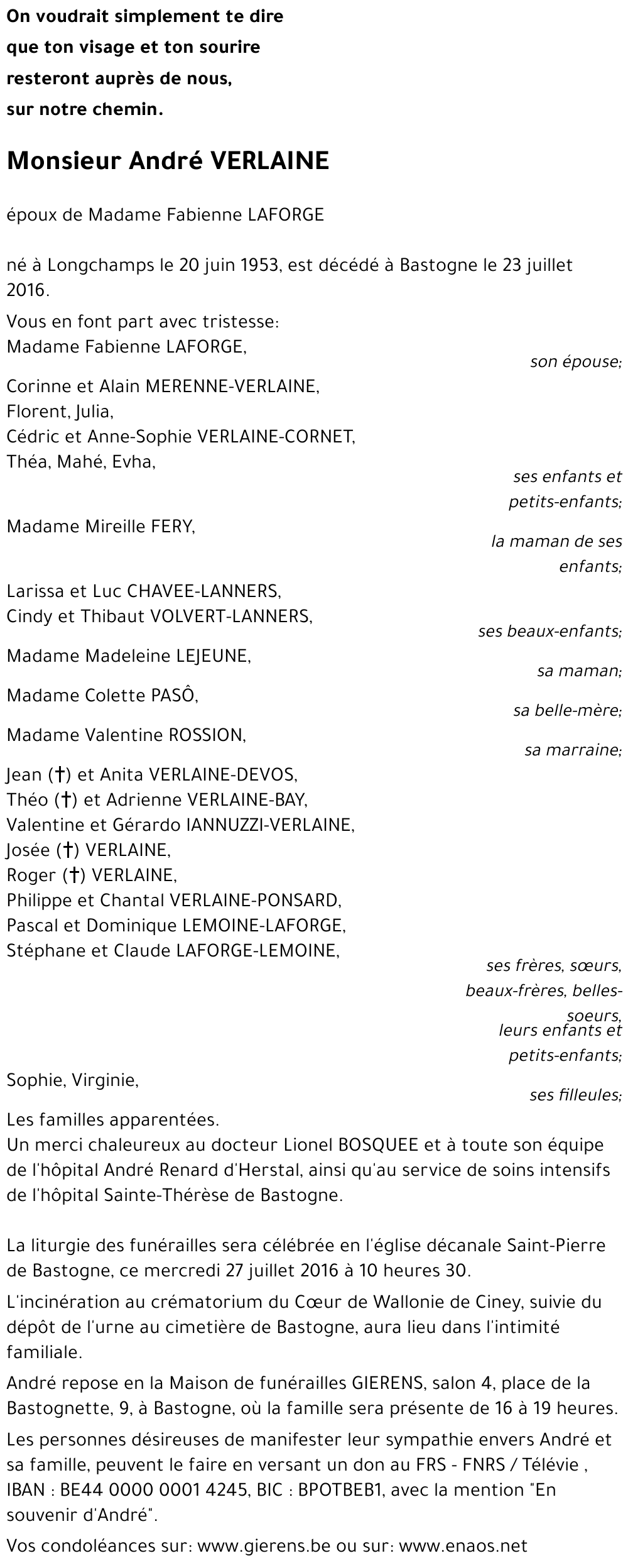 André VERLAINE