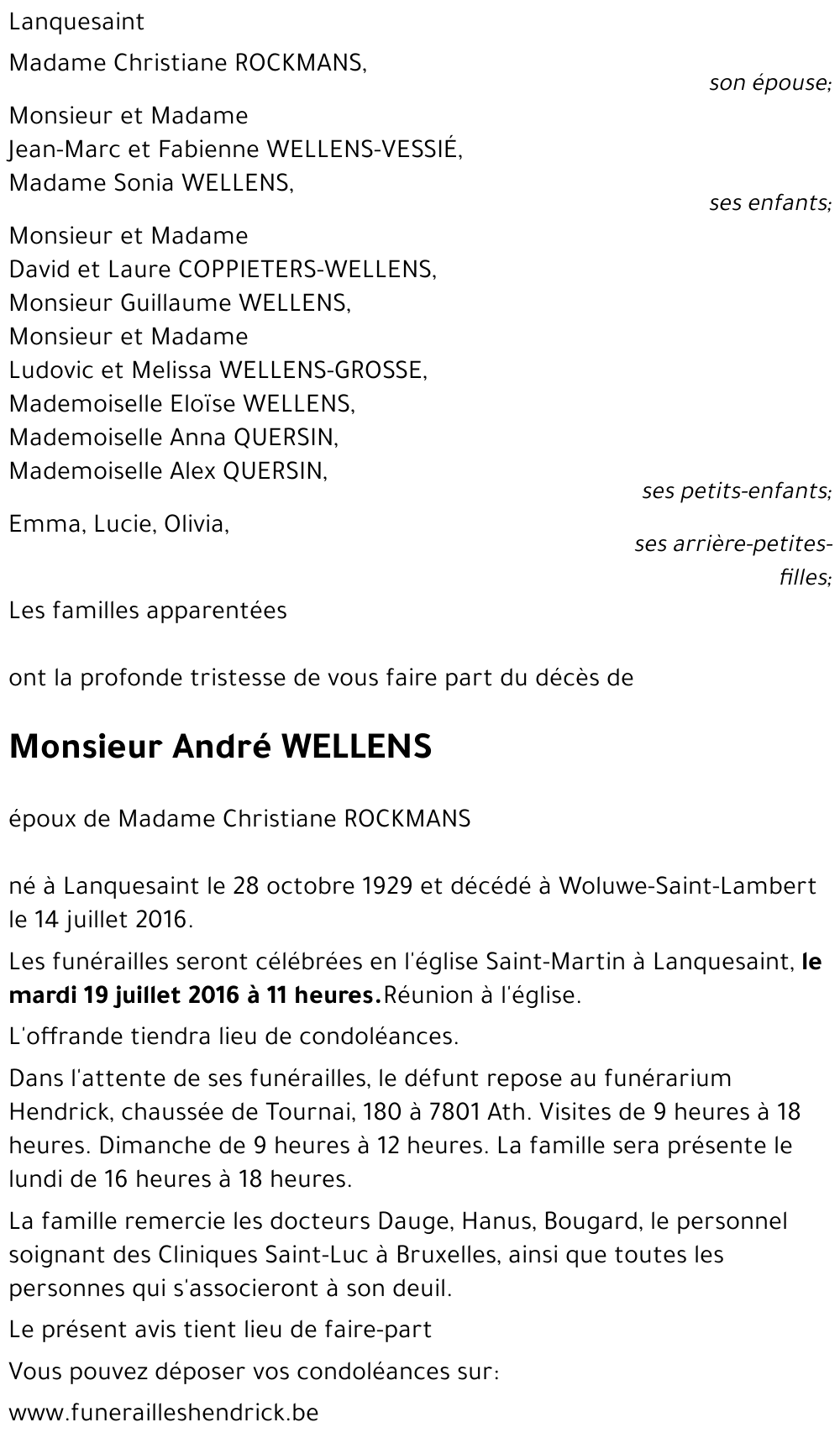 André WELLENS