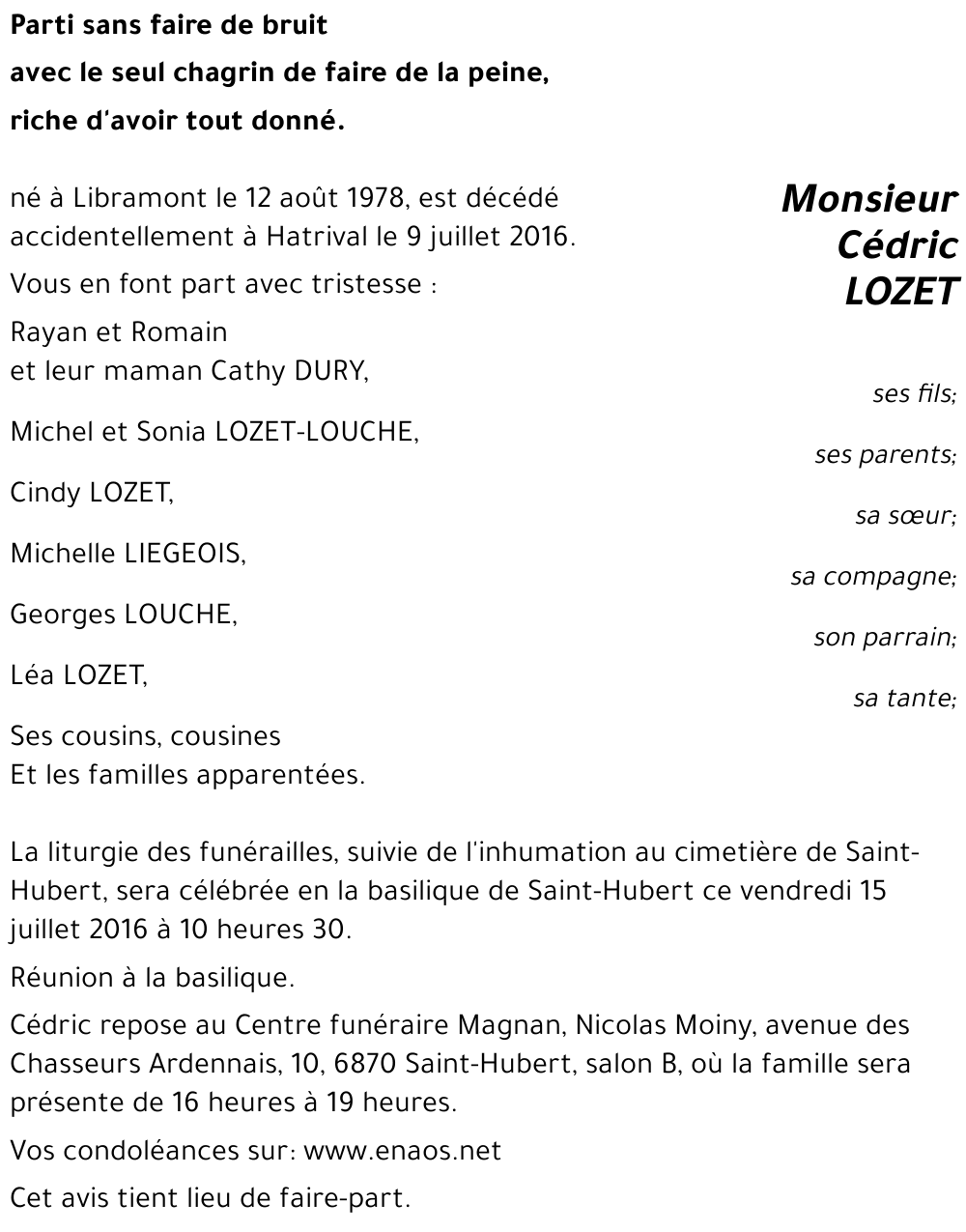 Cédric LOZET