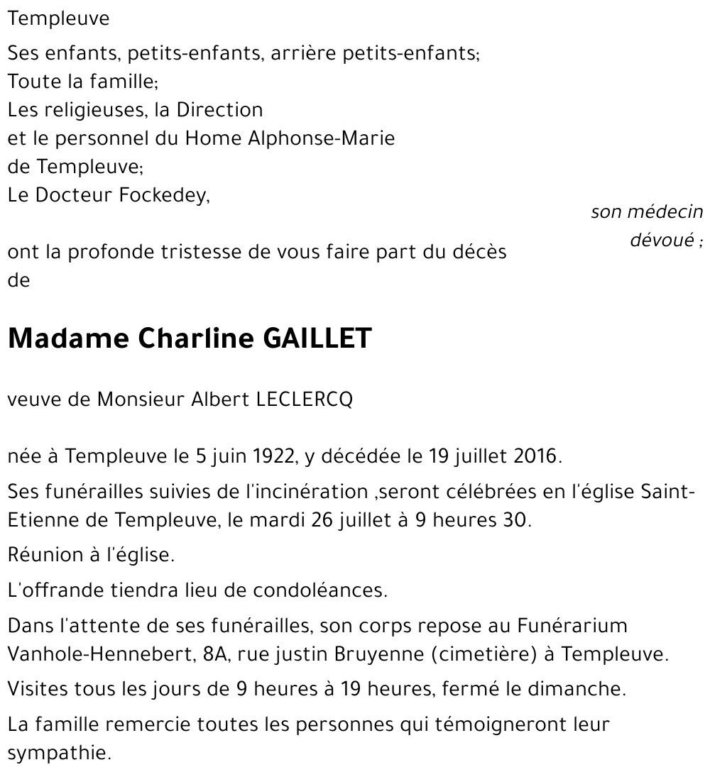 Charline GAILLET