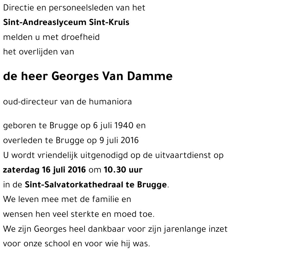 Georges Van Damme