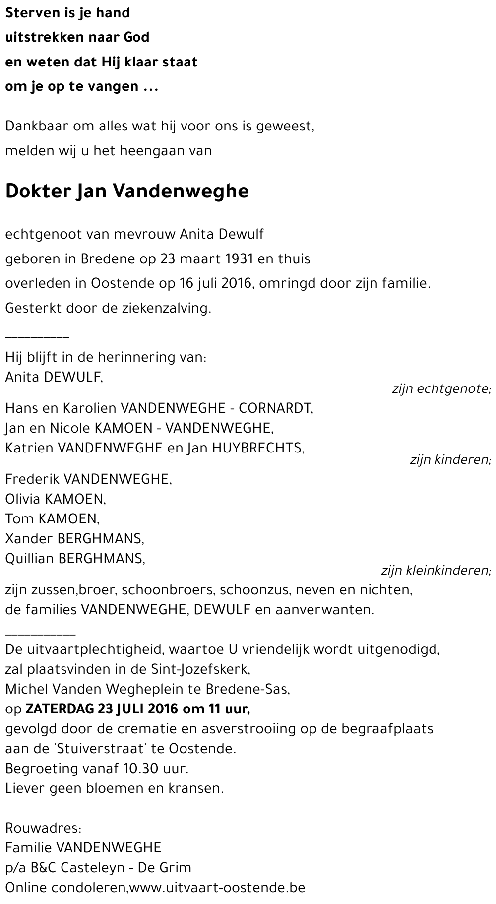 Jan Vandenweghe