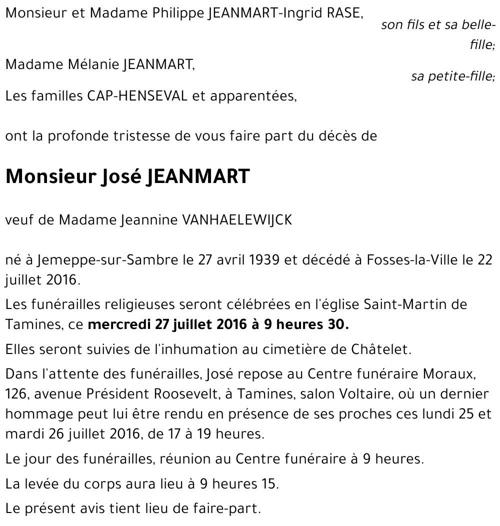 José JEANMART