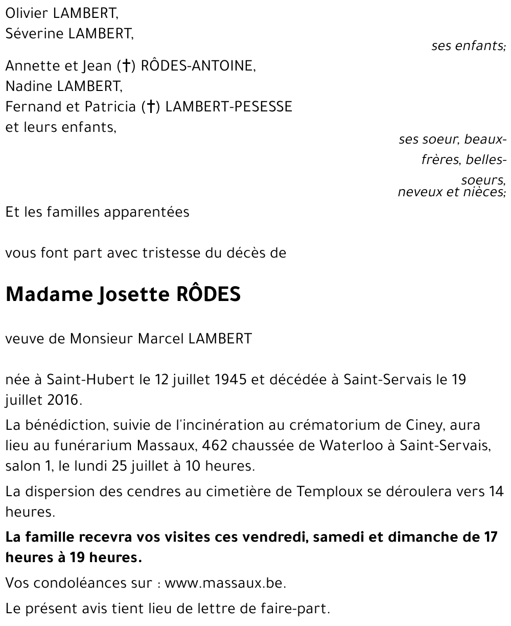 Josette RÔDES