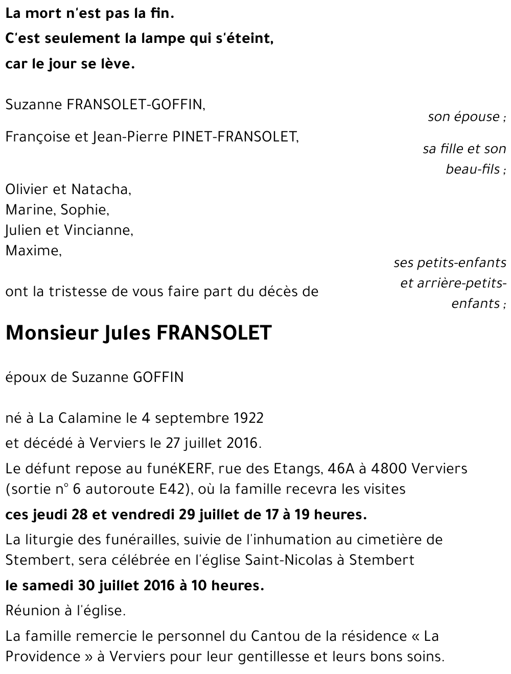 Jules FRANSOLET