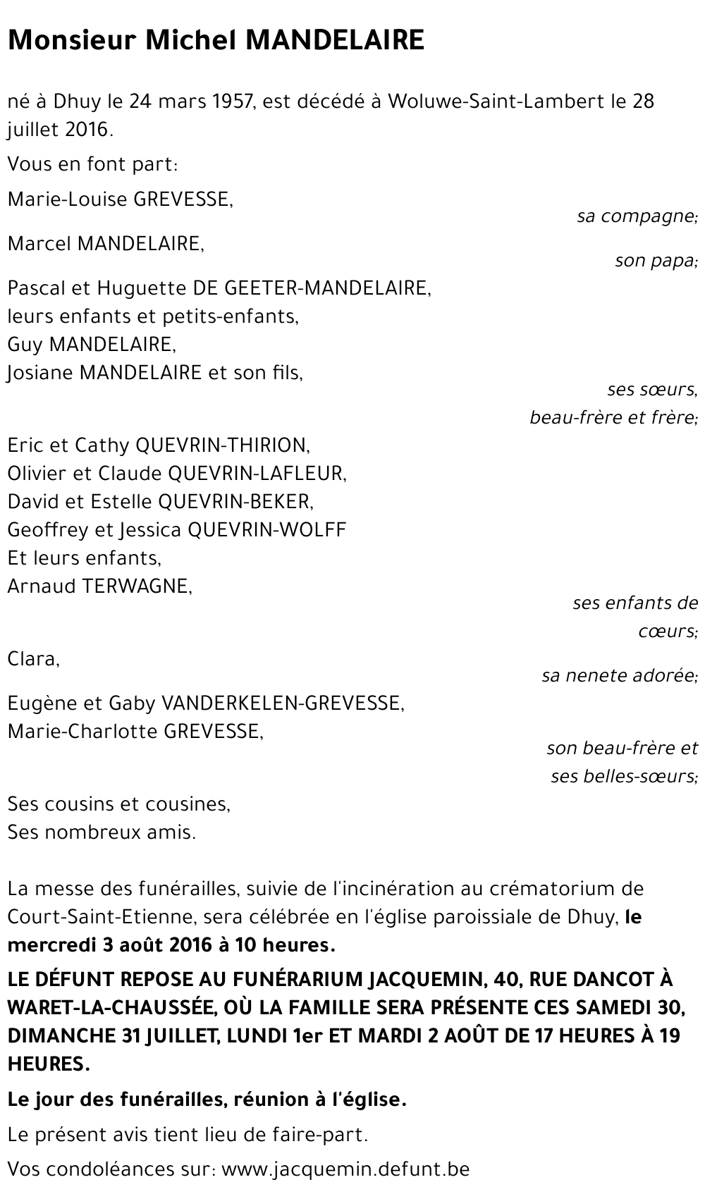Michel MANDELAIRE