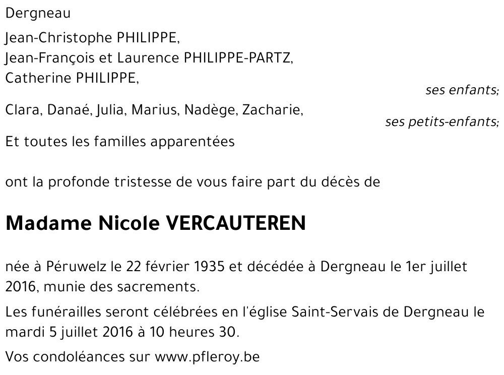 Nicole Vercauteren