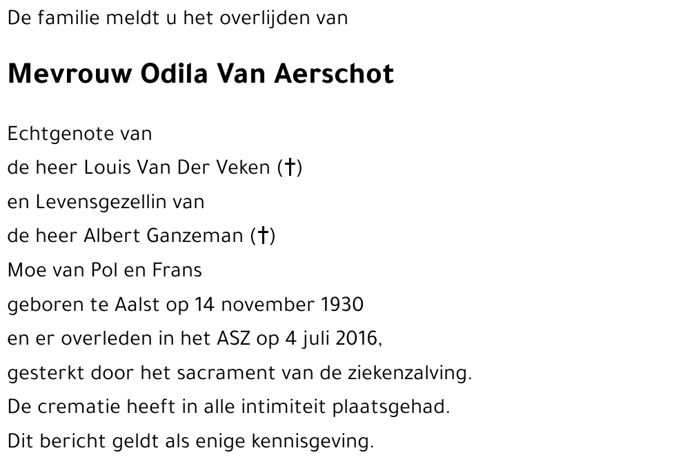 Odila Van Aerschot