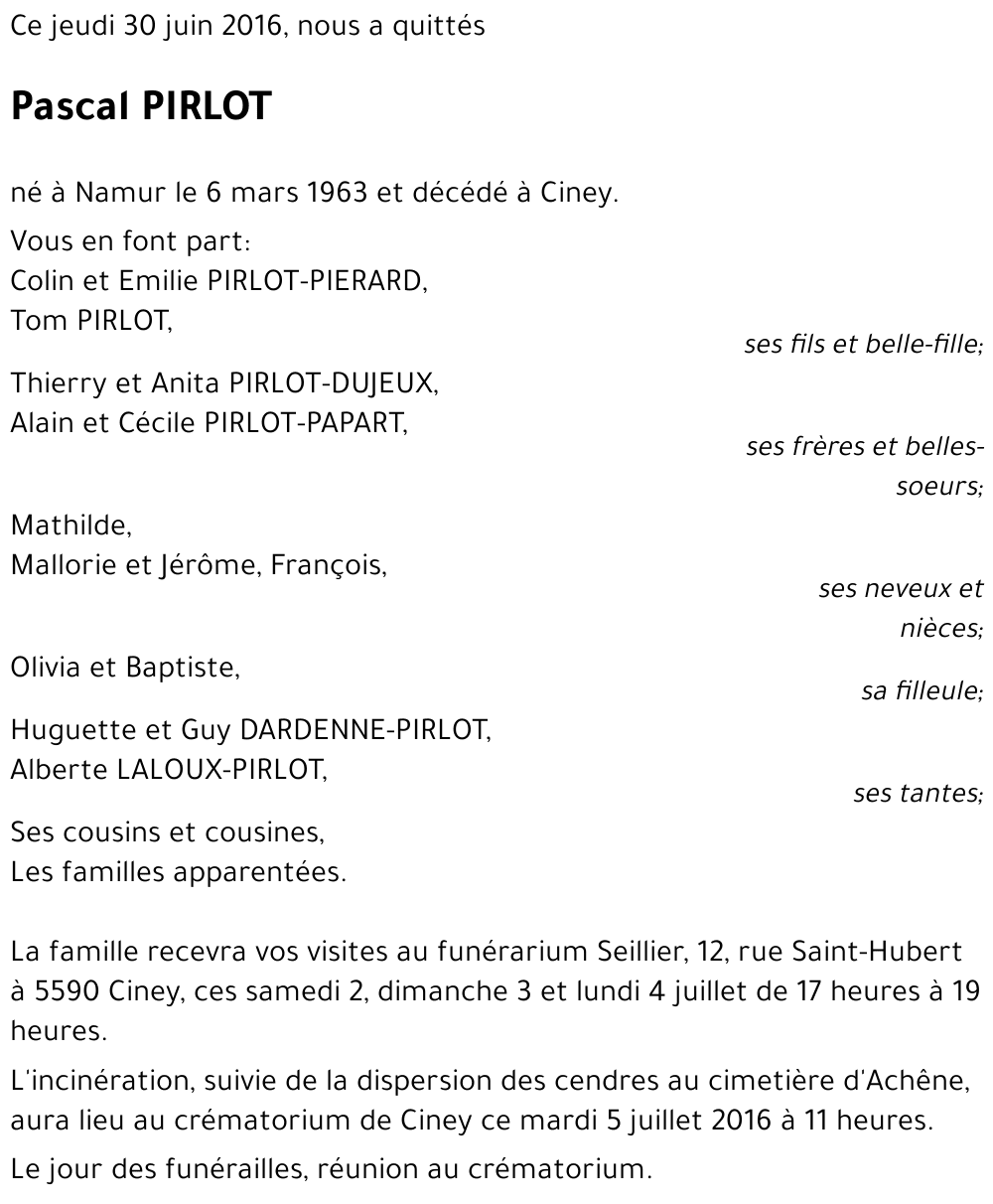 Pascal PIRLOT