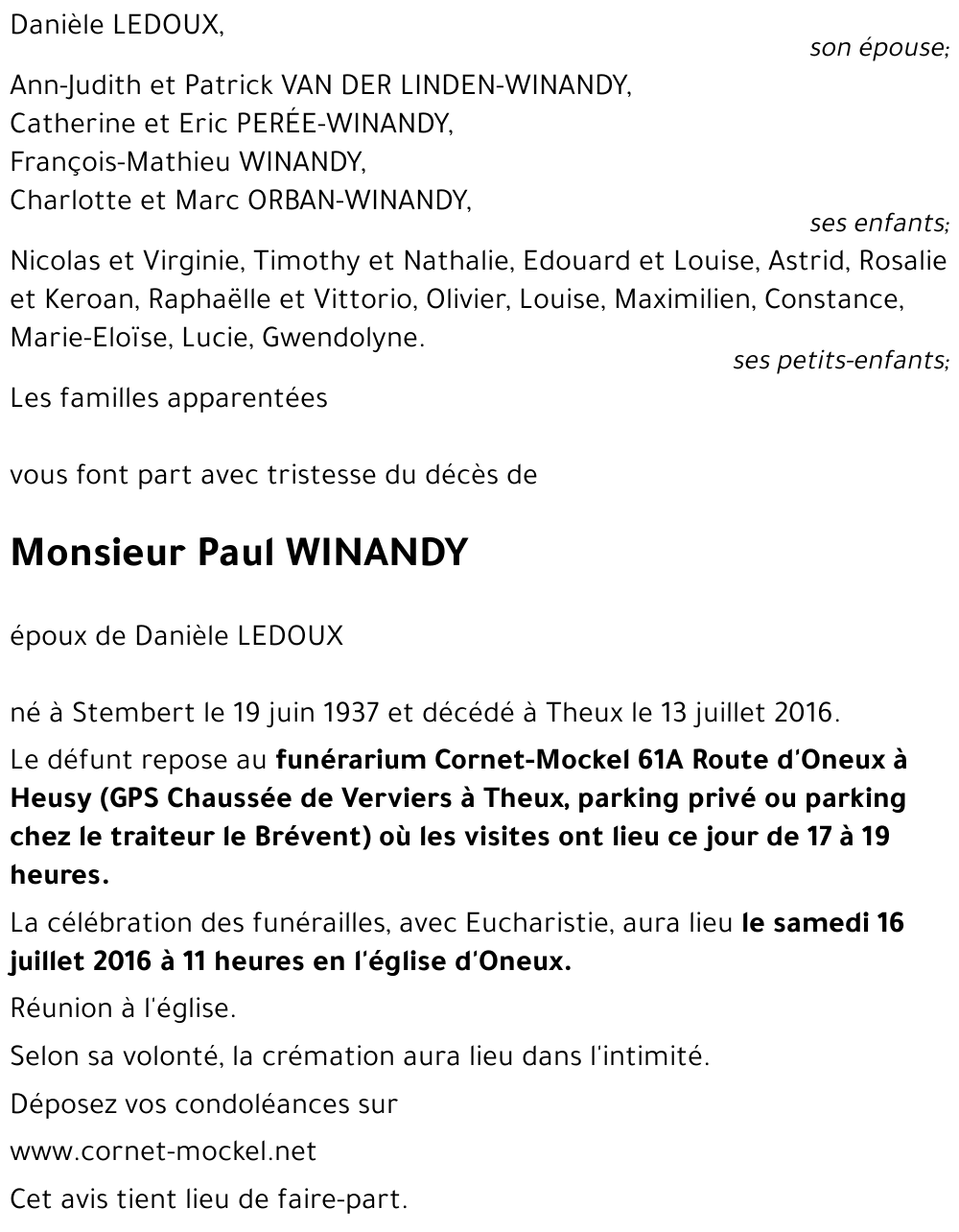 Paul WINANDY