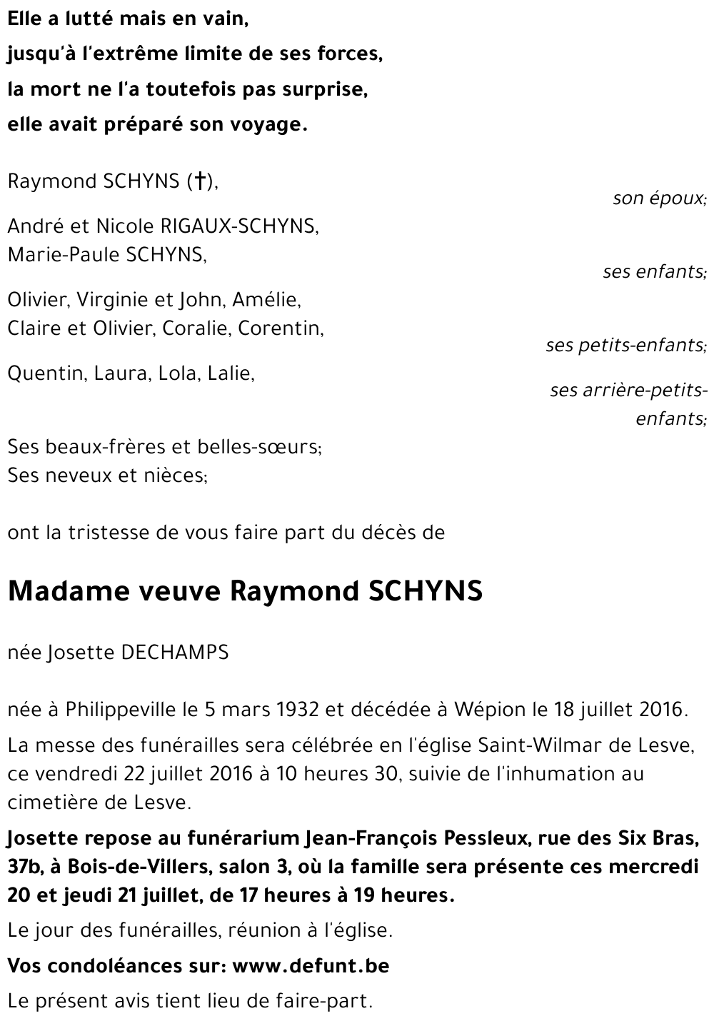 Raymond SCHYNS