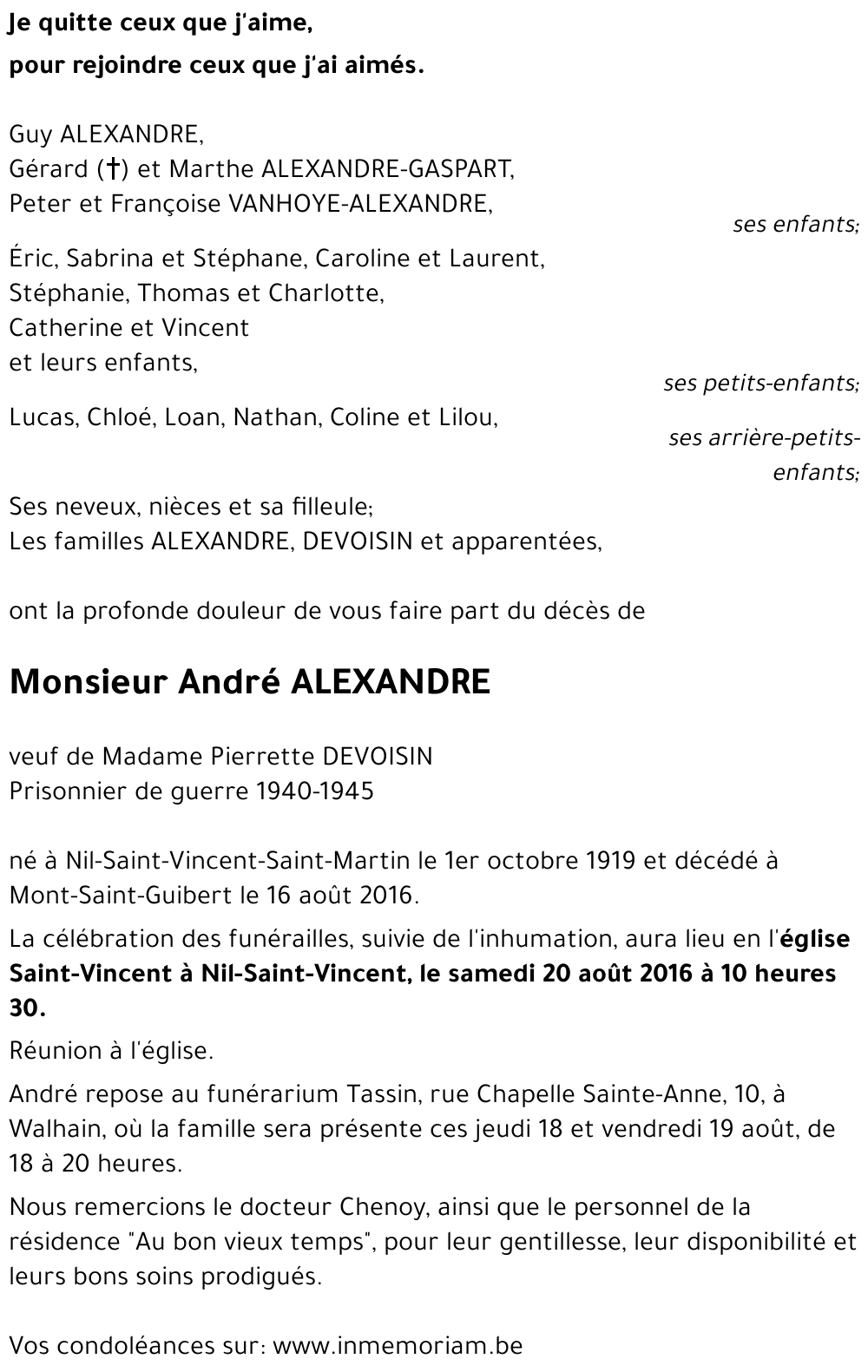 André ALEXANDRE