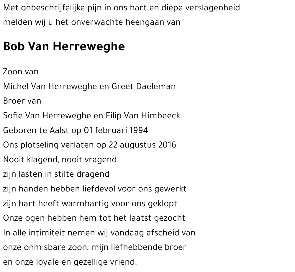 Bob Van Herreweghe