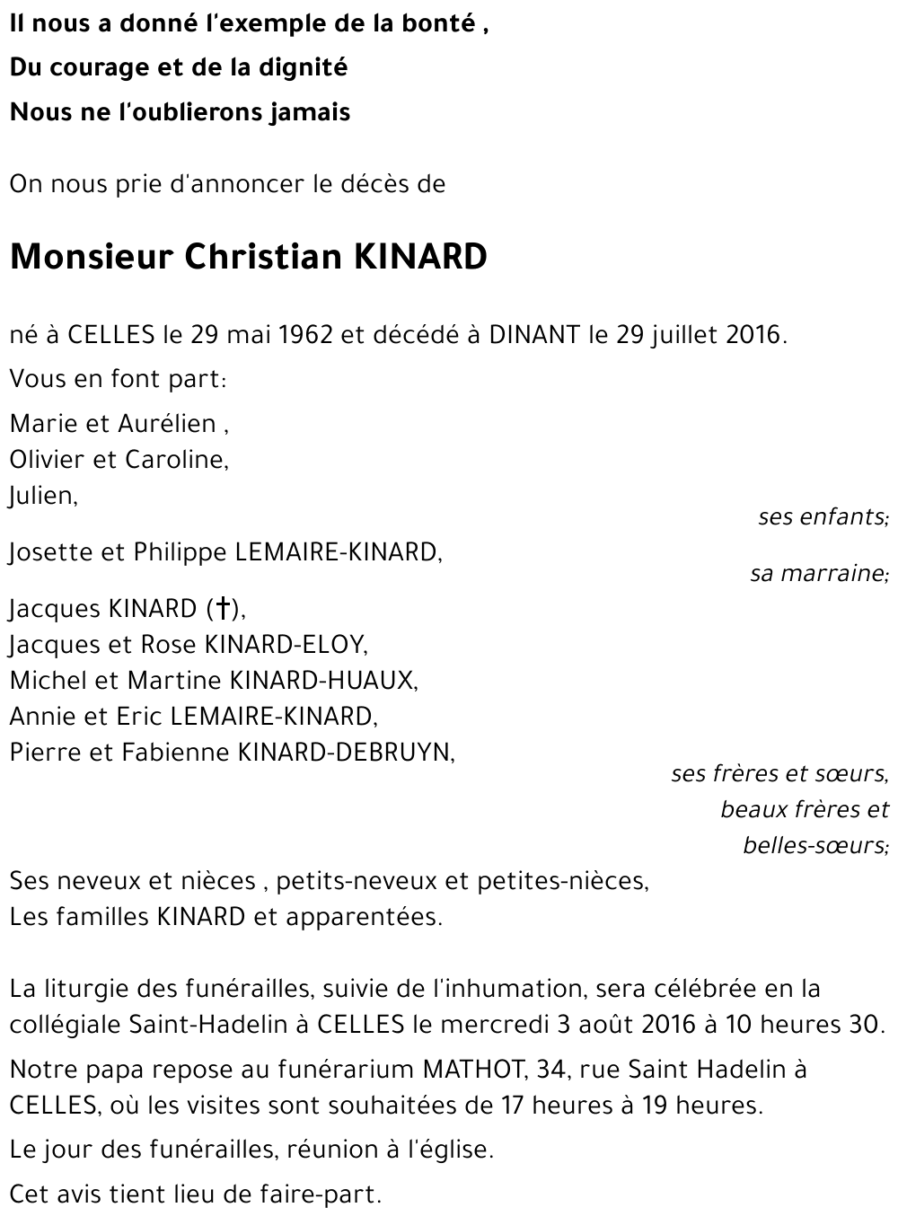 Christian KINARD