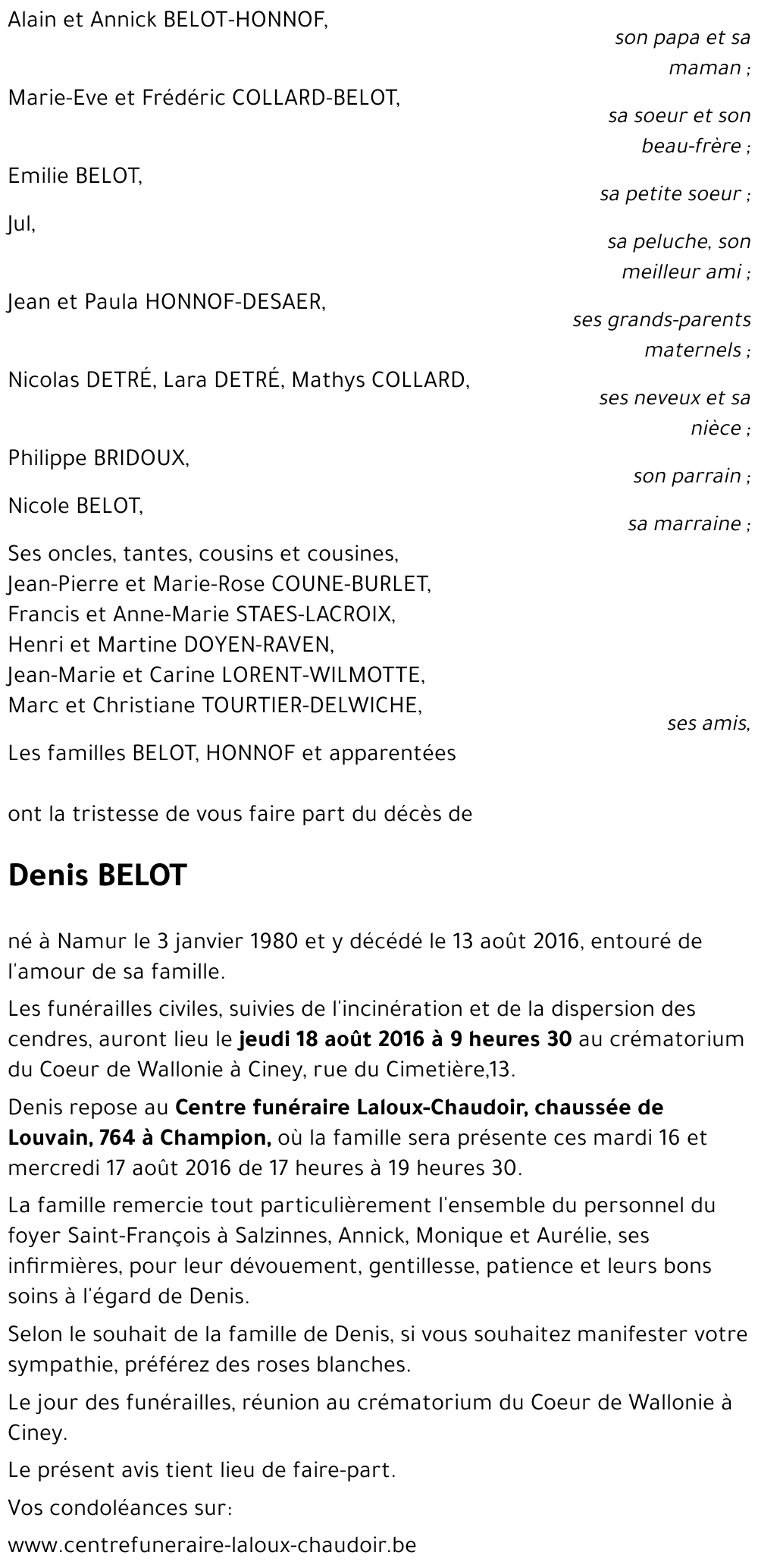 Denis BELOT