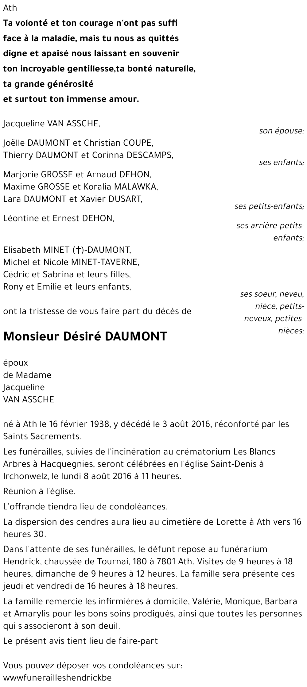 Désiré DAUMONT