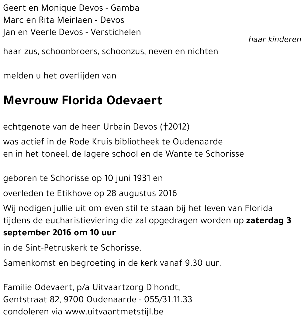 Florida Odevaert