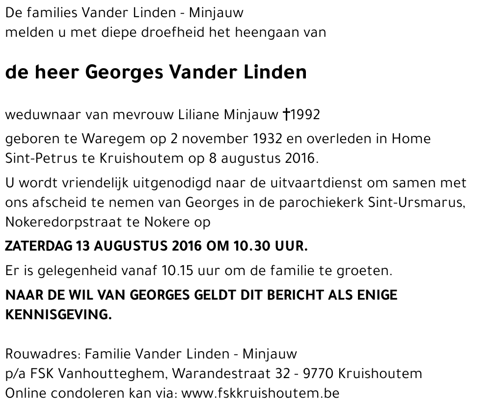 Georges Vander Linden