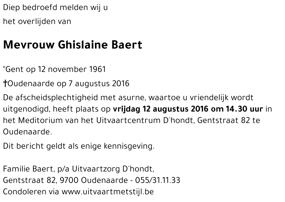 Ghislaine Baert