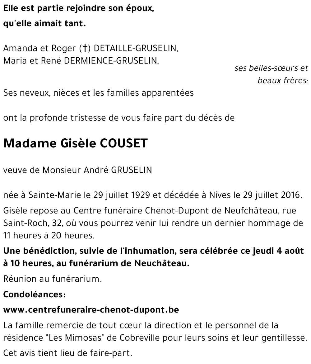 Giséle COUSET