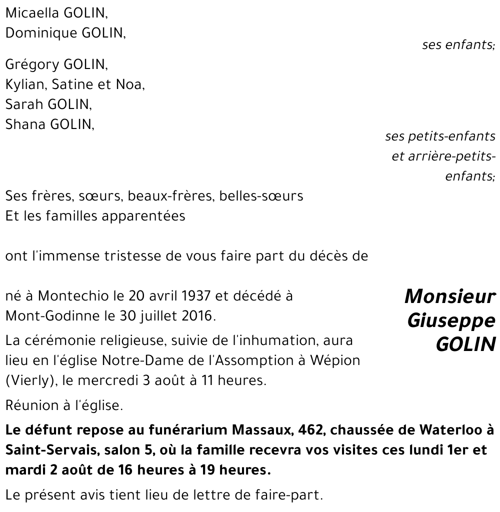 Giuseppe GOLIN