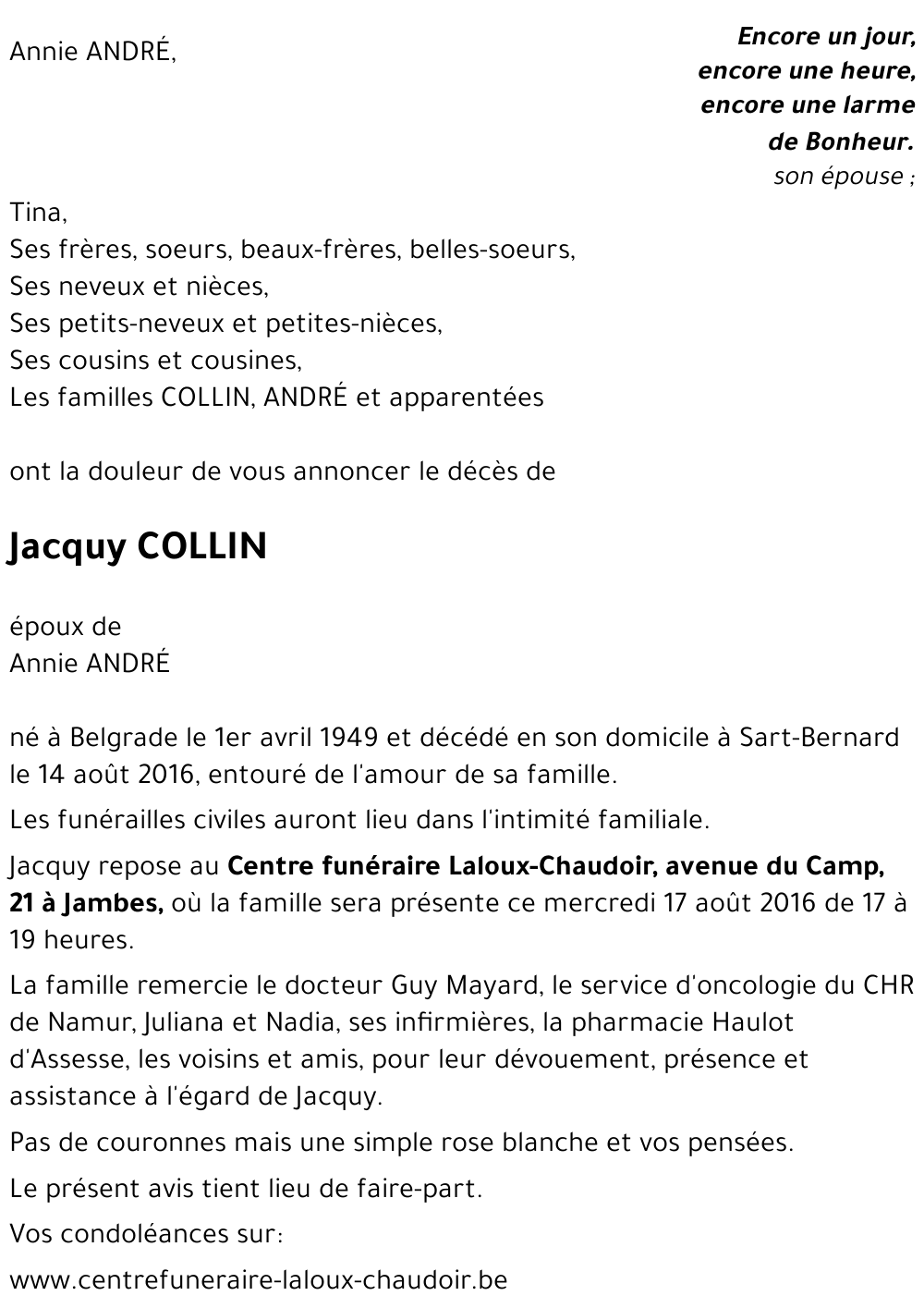 Jacquy COLLIN