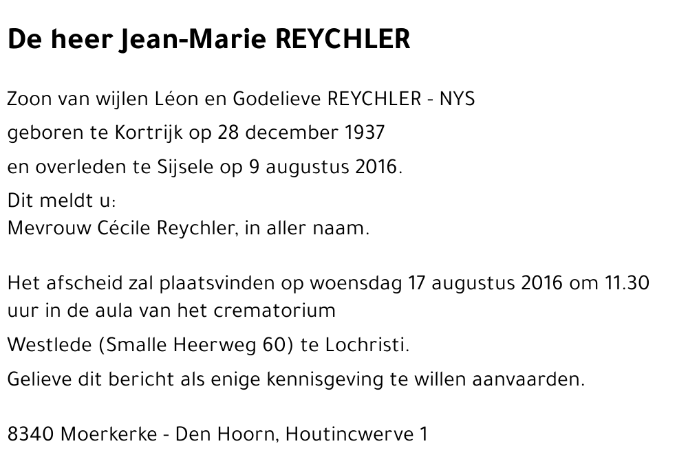 Jean-Marie Reychler