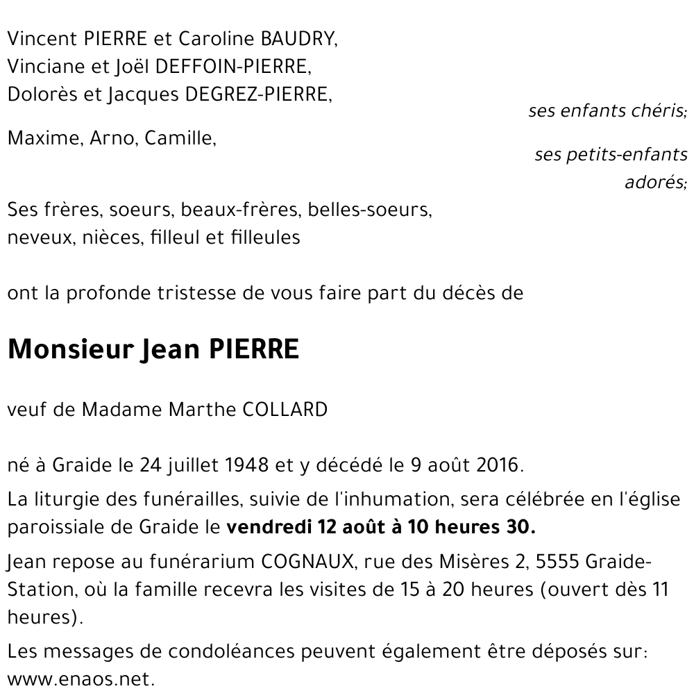 Jean PIERRE