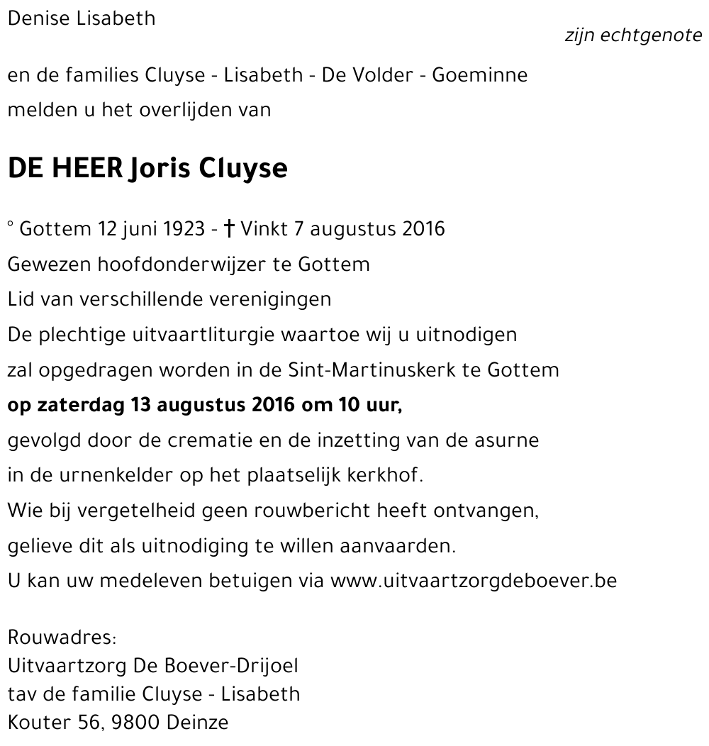 Joris Cluyse