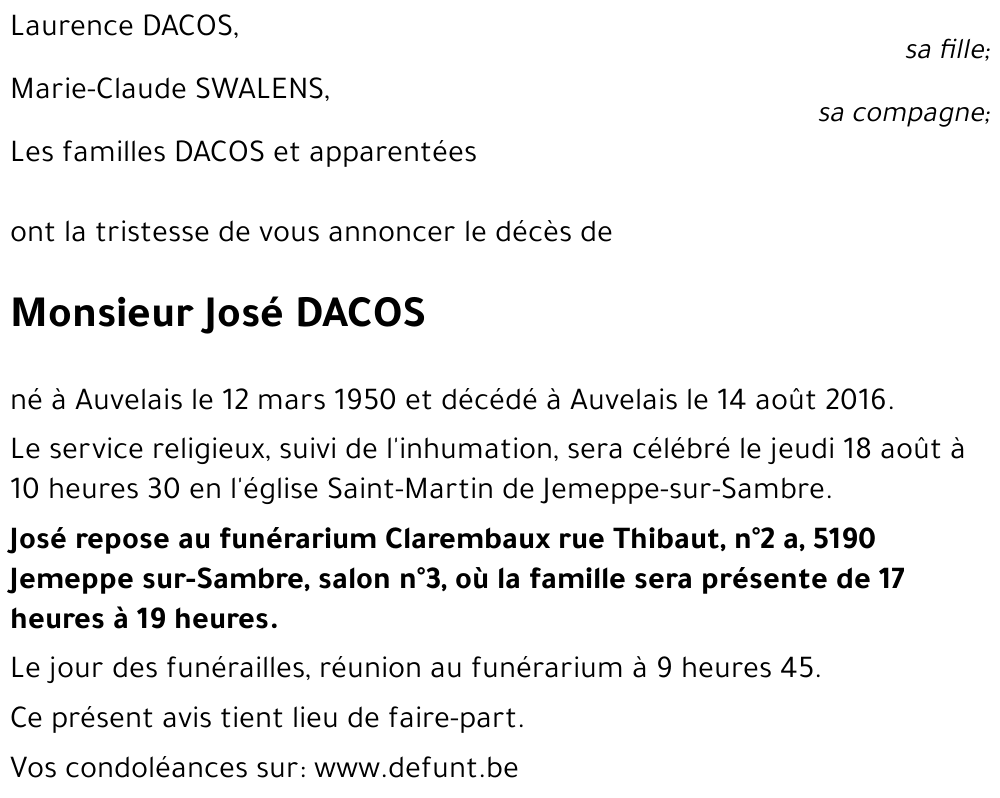 José DACOS