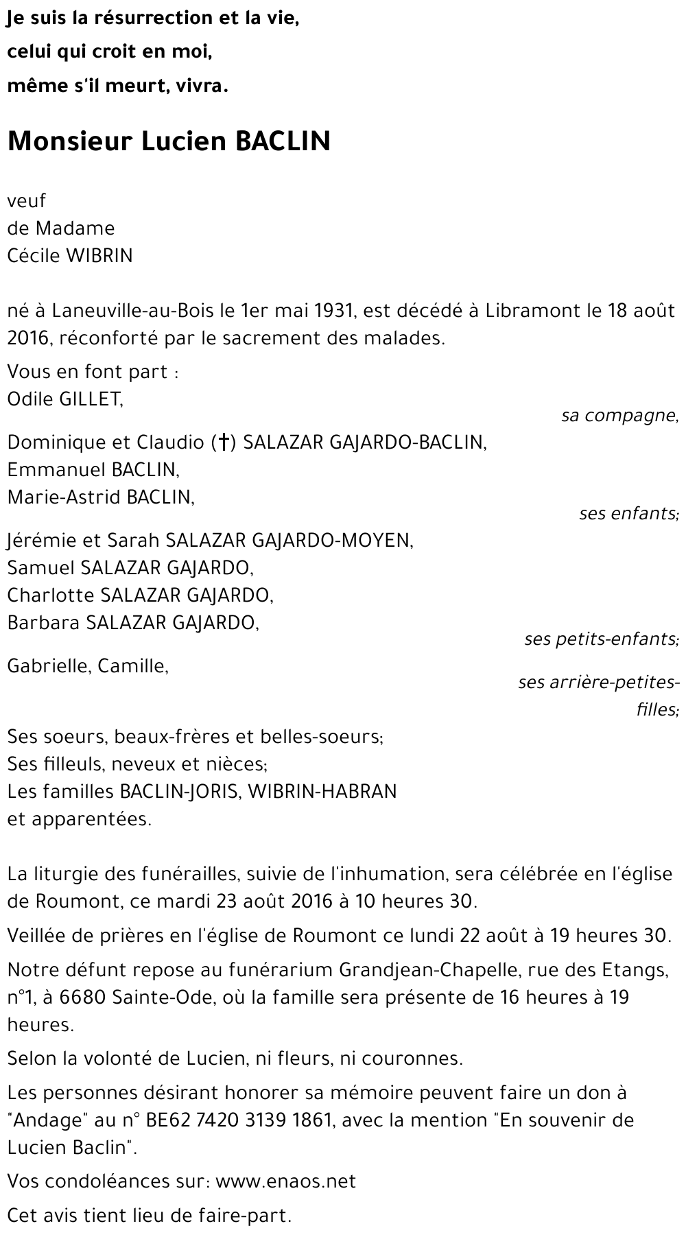 Lucien BACLIN