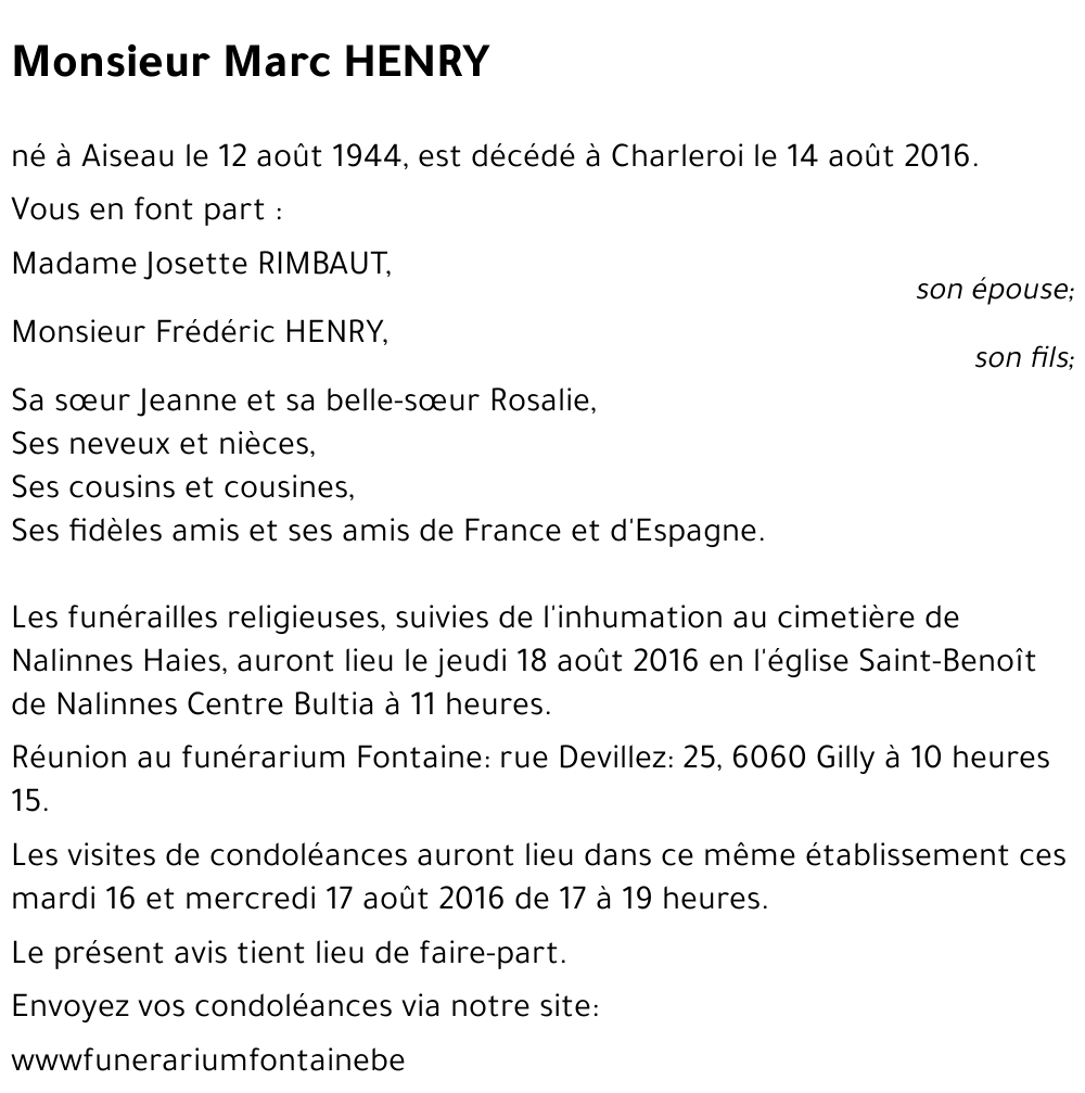 Marc HENRY