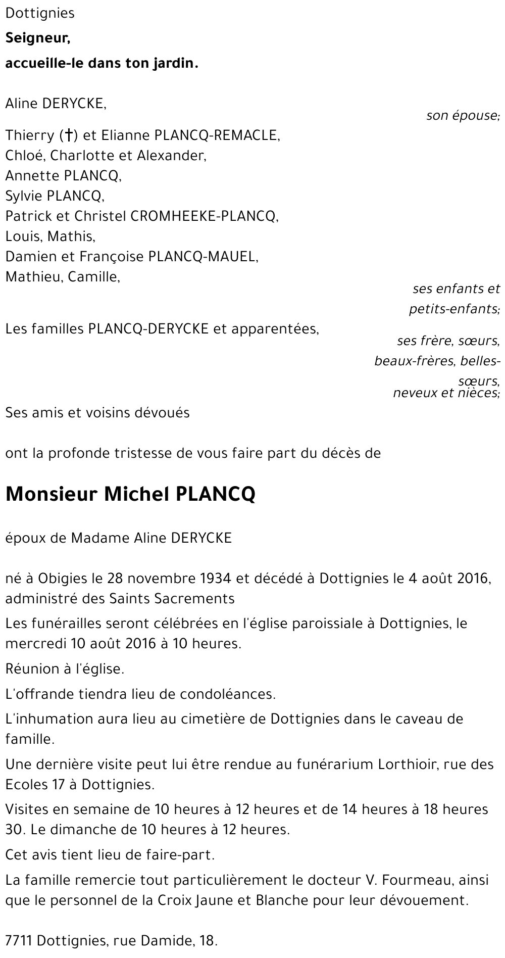 Michel PLANCQ