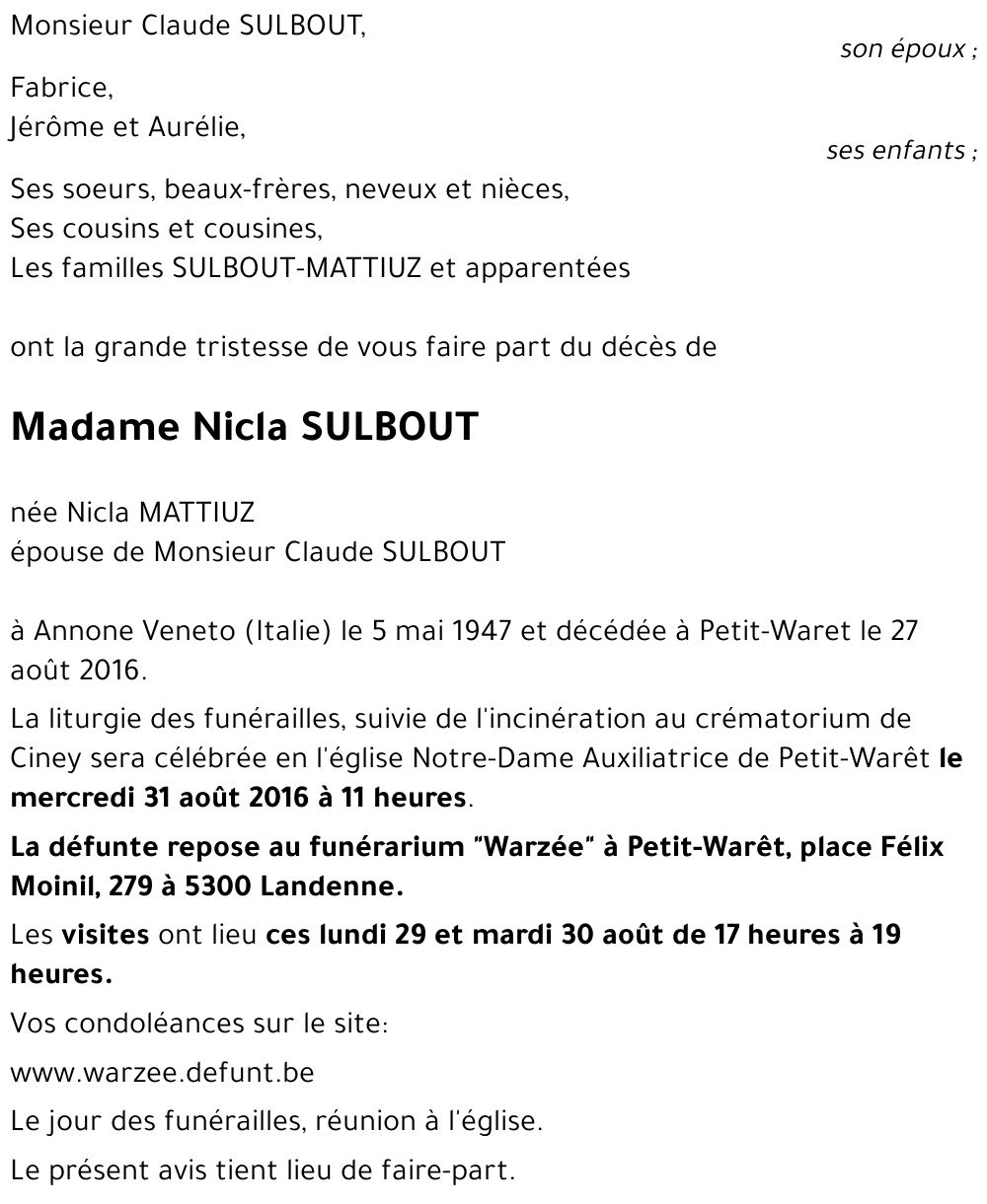 Nicla MATTIUZ