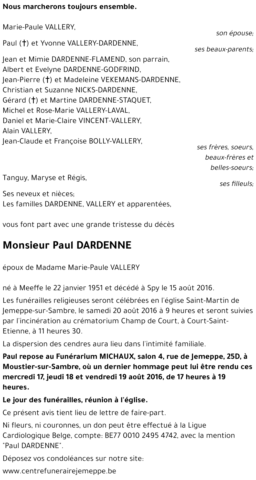 Paul DARDENNE