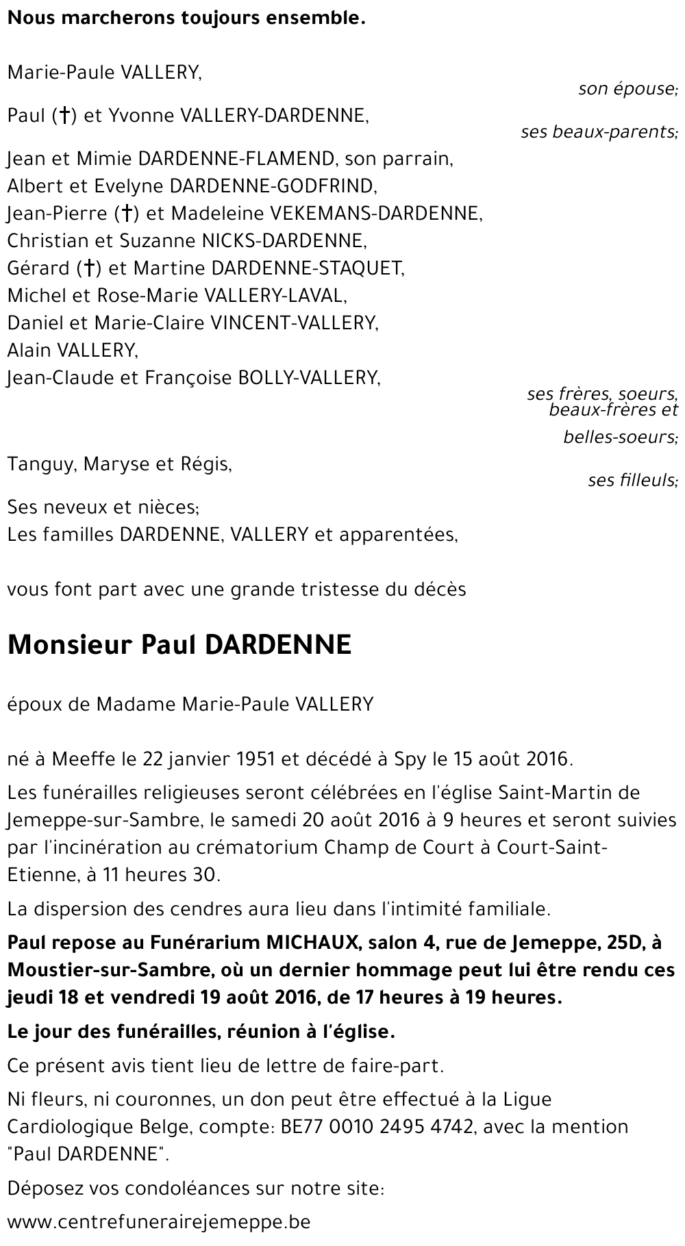 Paul DARDENNE