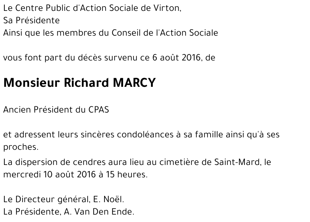 Richard MARCY